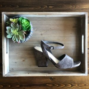 Via Spiga Grey Anklet Heel
